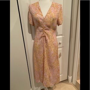 Cotton On Gathered Front MIDI Dress